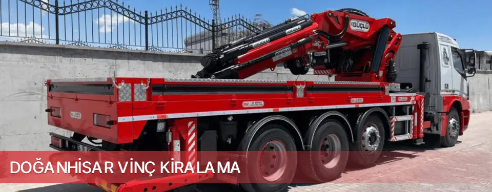 Doğanhisar İlçemi Vinç Kiralama